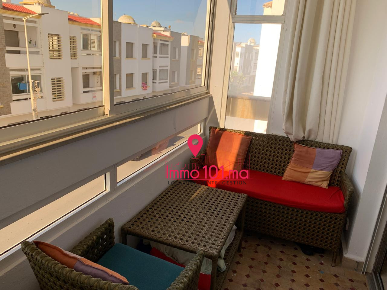 Location appartement meublé à Skhirat Plage ZLLAM2008